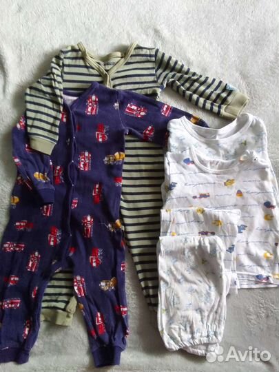 Пакет вещей на мальчика р.74-80 на лето и осень