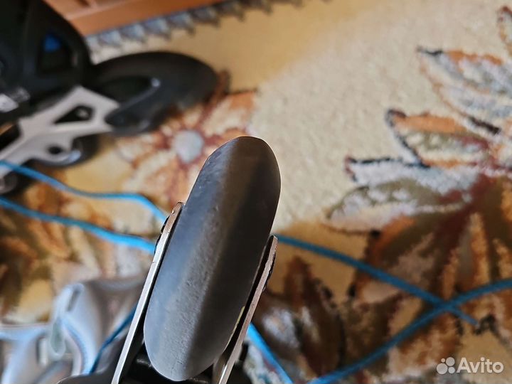 Роликовые коньки Oxelo раздвижные 32-35,защита