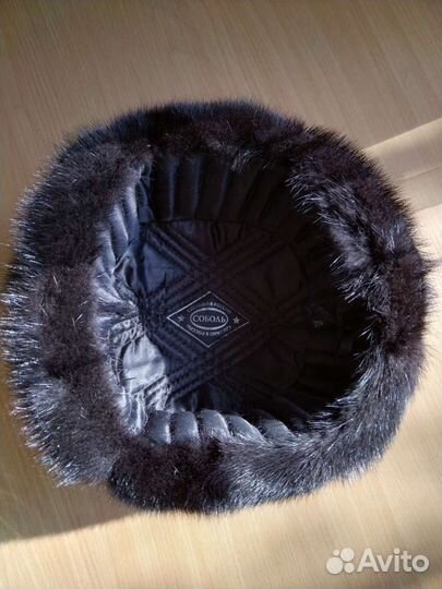 Норковая шапка мужская