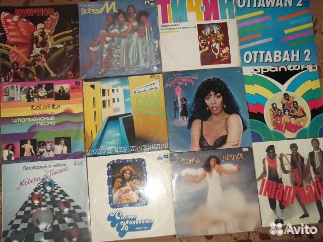 Диско, поп, евро-шансон на виниле