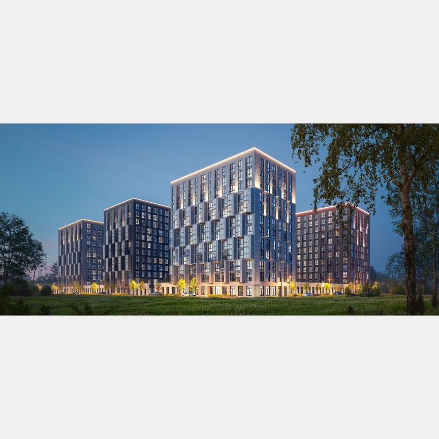 2-к. квартира, 56,7 м², 2/12 эт.