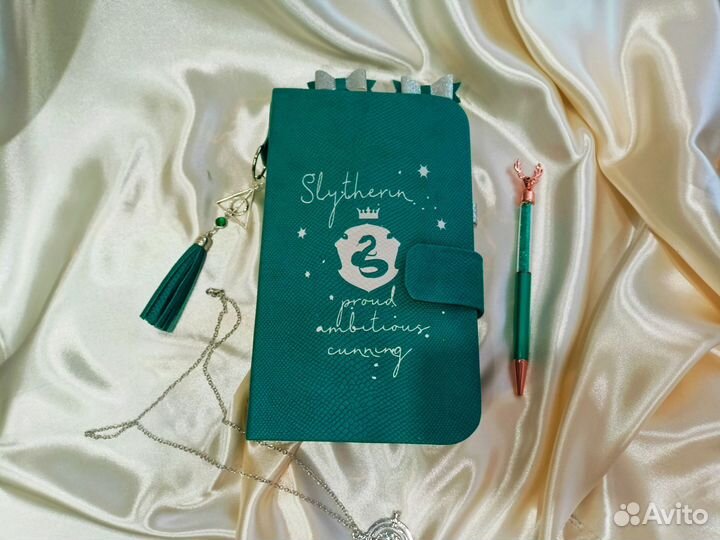 Ежедневник Слизерин Гарри Поттер ручная работа