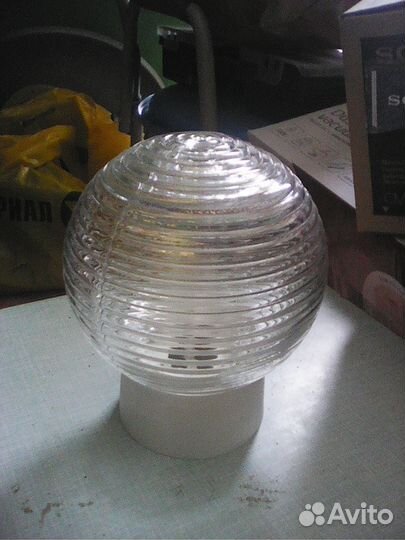 Светильник + Плафон стеклянный