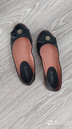 Балетки Zumita кожаные 35 размер