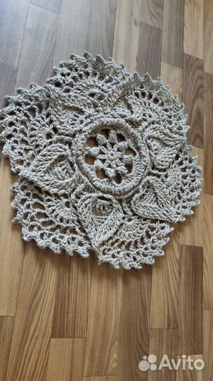 Коврик маленький из джута