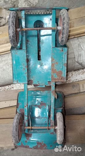 Самосвал газ-52 лтз жестяная машина игрушка СССР