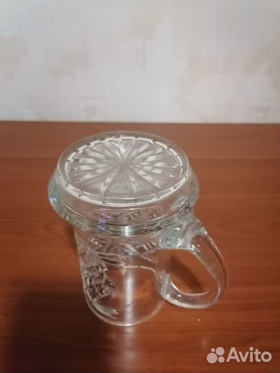 Хрустальная пивная кружка СССР
