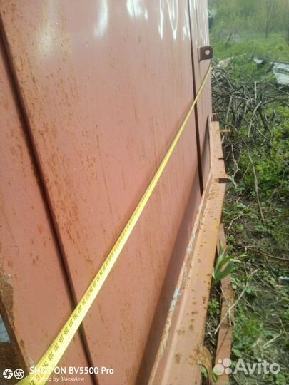 Ворота гаражные металлические бу