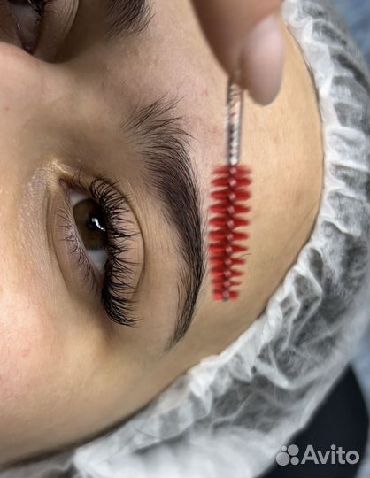 Наращивание ресниц модель