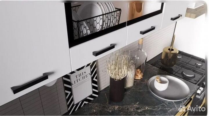 Кухонный гарнитур Брауни три метра