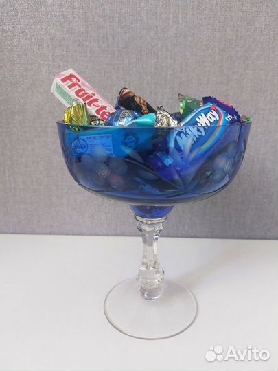 Конфетница СССР Дятьковский хрустальный завод