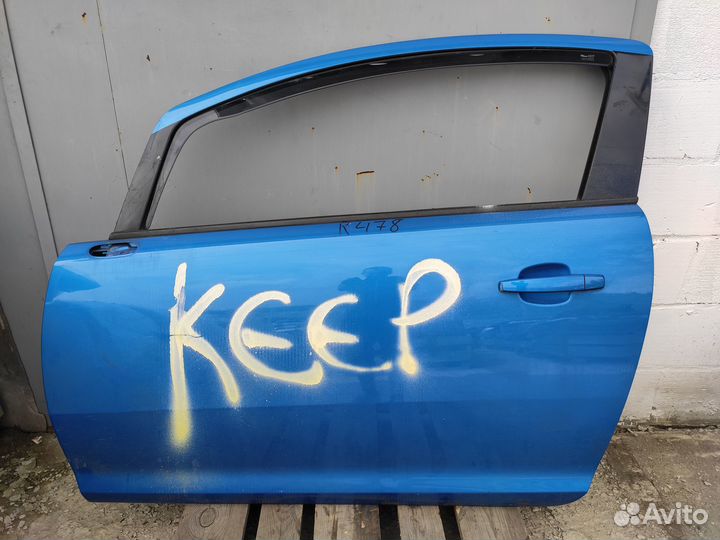 Дверь левая на Opel Corsa D 3Д