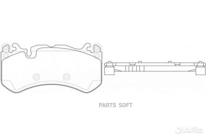 Nibk PN31012 Колодки торм.пер