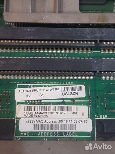 Материнская плата IBM-Lenovo T60 Fru:41W1364