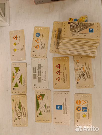 Перфокарты с пдд, для электр.тестера, СССР