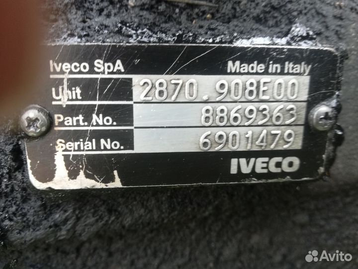 Кпп ивеко еврокарго 2870.9