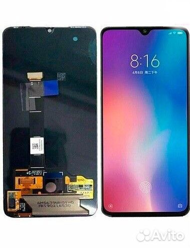 Дисплей для Xiaomi Mi 9 тачскрин черный