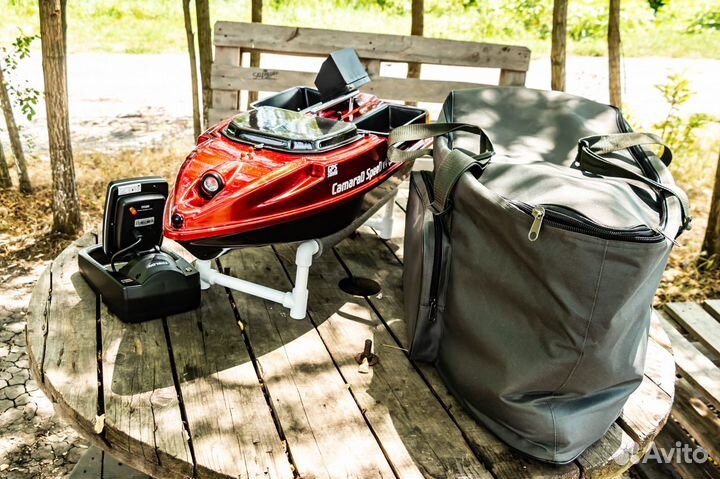 Карповый кораблик,камера,эхолот Toslon TF500,сумка