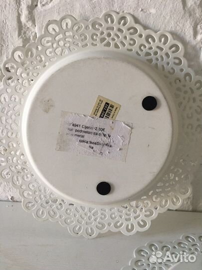 Тарелка IKEA белая