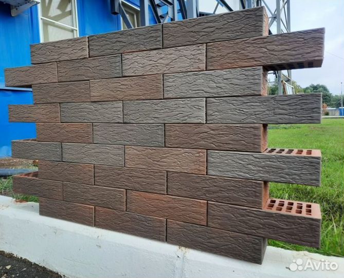 Кирпич облицовочный Графит