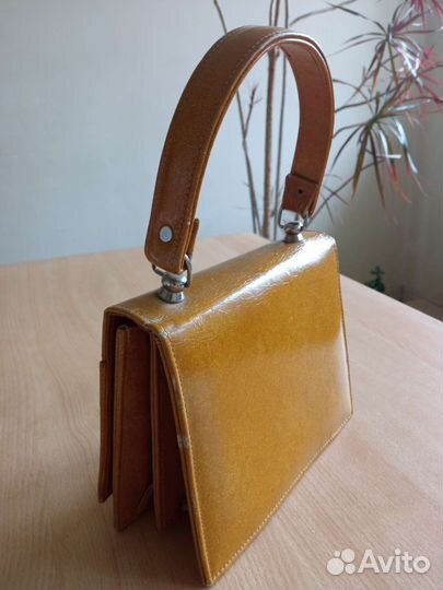 Сумка - малютка, натуральная кожа, СССР