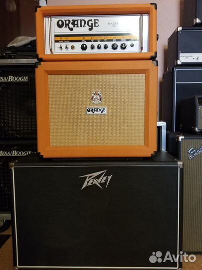Orange rocker-30 amp and 2 cab 112-212