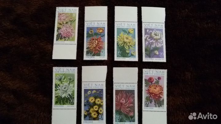 Марки Вьетнам. Флора. СССР