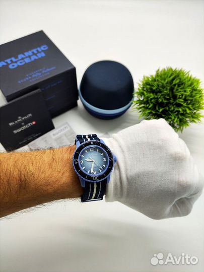 Часы Swatch blancpain Atlantic ocean