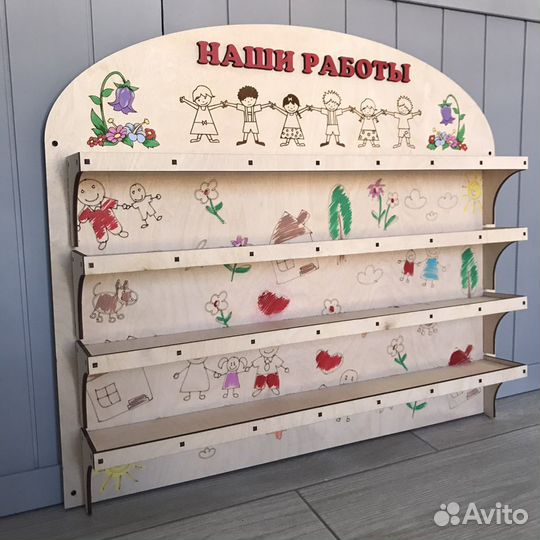 Полка для поделок в детский сад
