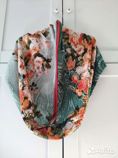 Комплект шапка и снуд женский