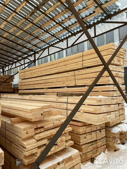 Доска обрезная 25х100х6000мм от производителя