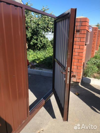 Автоматические откатные ворота под ключ