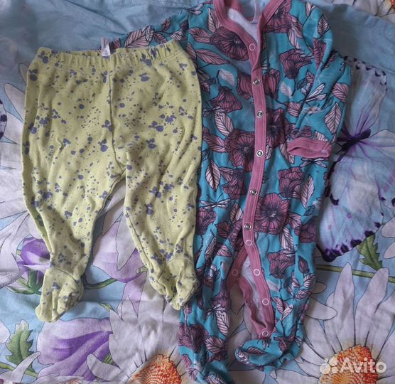 Вещи пакетом на девочку с рождения до 86 размера