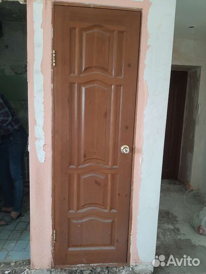Двери межкомнатные с коробкой комплект бу дерево
