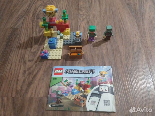 Lego Minecraft 21162 и 21164