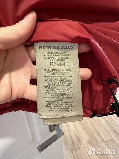 Пуховик Burberry Brit оригинал