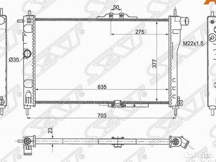 Радиатор на daewoo nexia