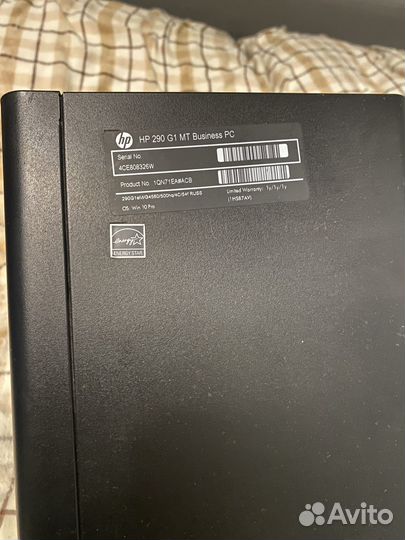 Компьютер HP 290 G1 MT