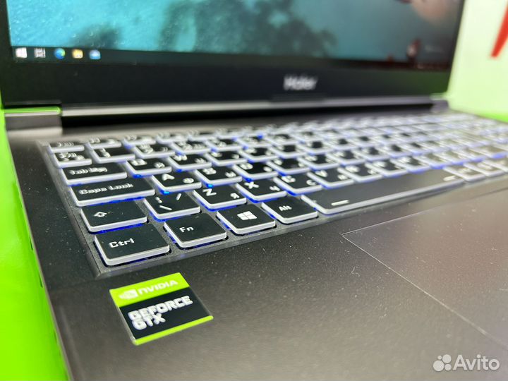 Игровой ноутбук core i5 10200 GTX1650ti 4gb