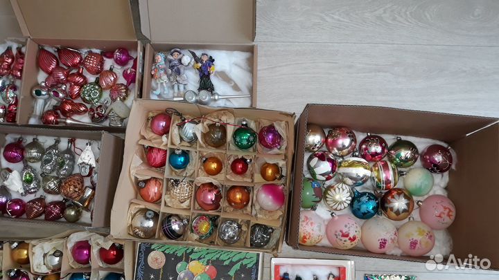 Елочные новогодние игрушки СССР