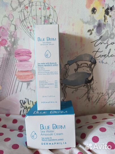 Набор крем для лица и сыворотка Корея