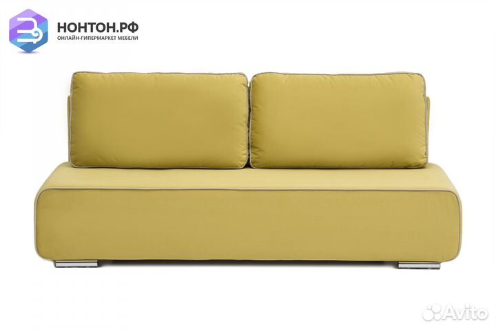 Диван еврокнижка Нео горчичный