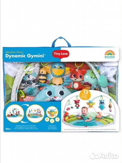 Развивающий коврик tiny love солнечная полянка