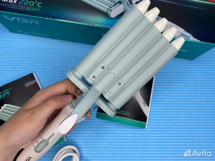 Плойки VGR тройная и пятерная для создания волны