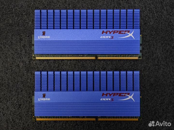 DDR3 2x4gb 1600mhz 2rank CL9-9-9-27 HyperX