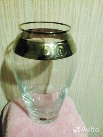 Ваза чешская новая Богемия