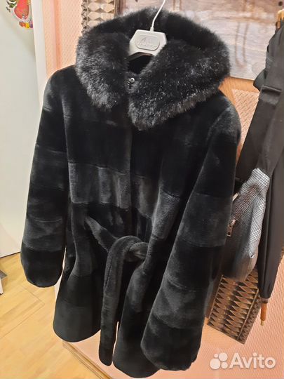 Искусственная шуба под мутон