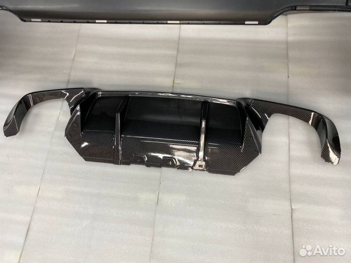 Задний бампер М лук BMW F10 + диффузор м5 карбон