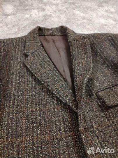 Винтажный Пиджак-пальто Harris Tweed