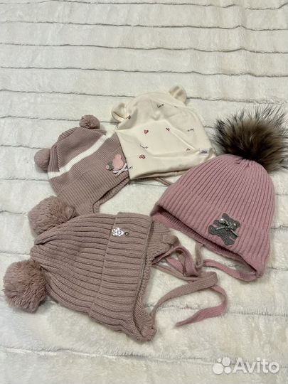Шапки на девочку разные размеры